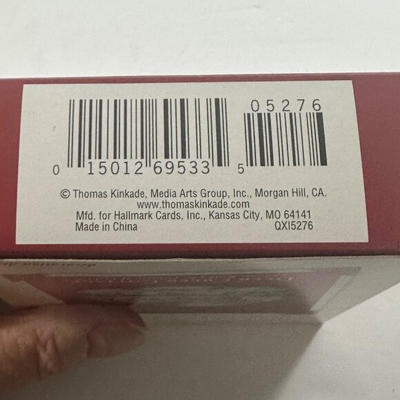 Vintage Hallmark Keepsake Ornament Thomas Kinkade Deer Creek Cottage Dated 2002 - Picture 9 of 9